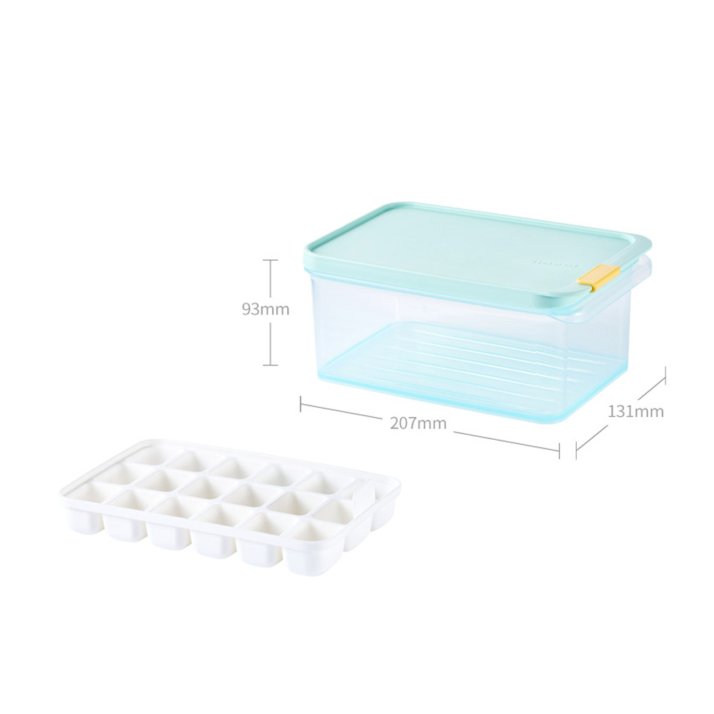 Hộp Trữ Đông Freezer Fit LocknLock 1.65L - Kèm Khuôn Chia Nhỏ Thực Phẩm 18 Ngăn - HFL104D18, , large image number 2